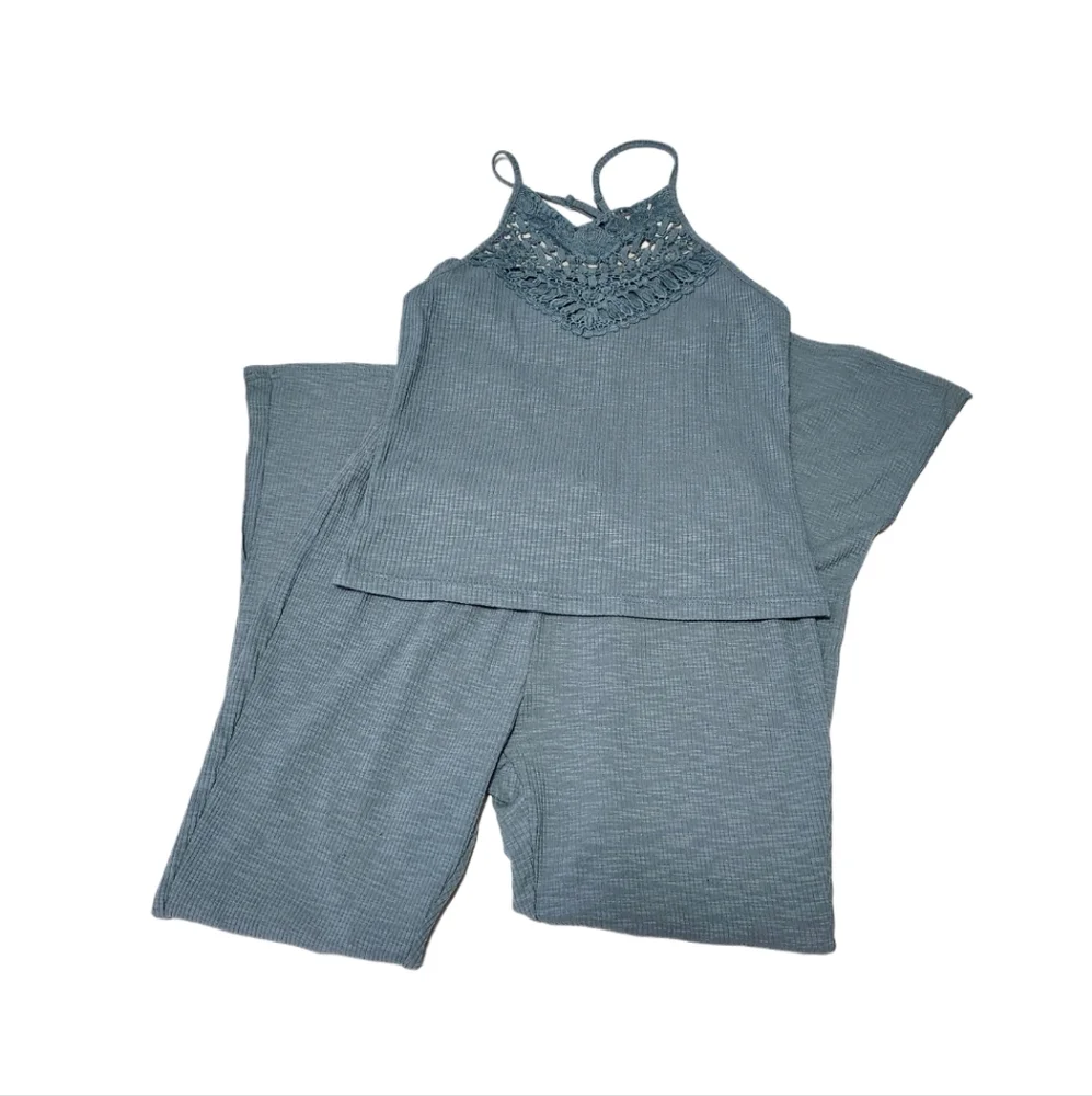 NWT Hem & Thread (Anthro.) Women's S/M Loungewear Blue